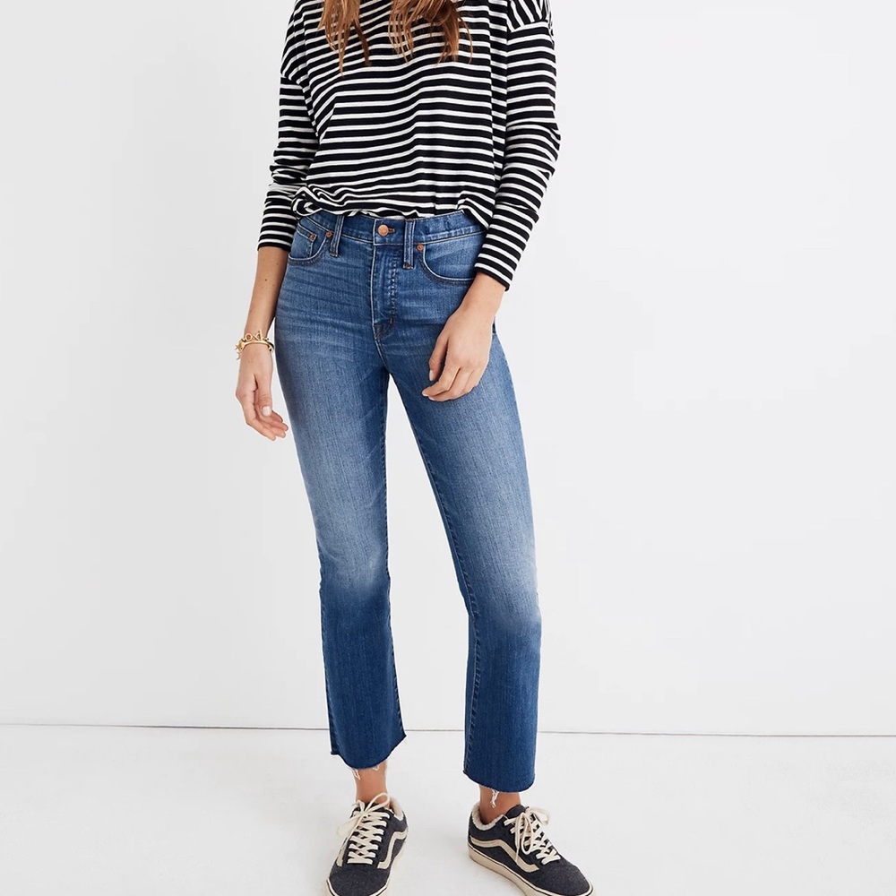 Madewell Cali Demi-Boot Jeans in Kemper Wash